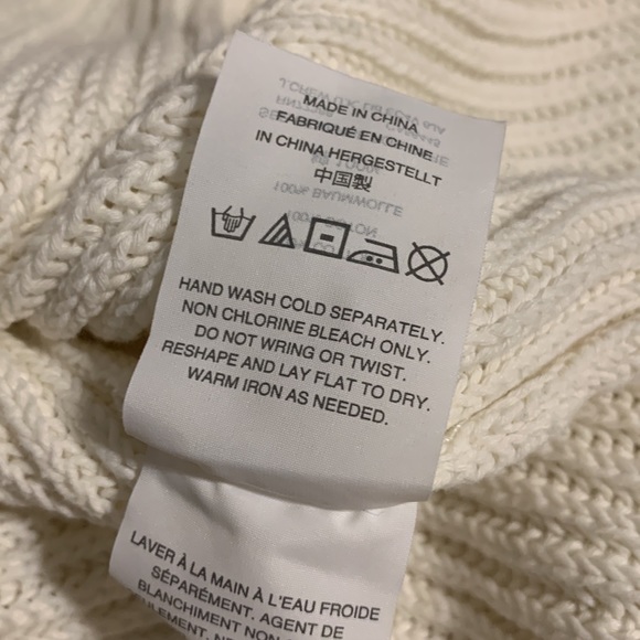 ✨ Madewell Peplum Pullover Sweater Sz S - Picture 7 of 7